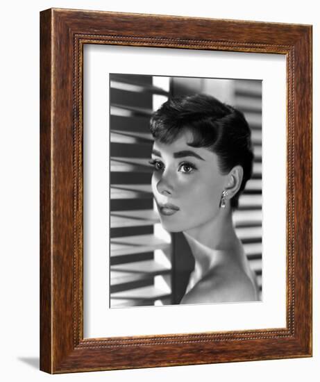 Audrey Hepburn. "Sabrina Fair" 1954, "Sabrina" Directed by Billy Wilder-null-Framed Premium Photographic Print