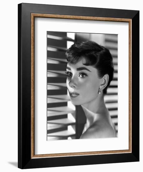 Audrey Hepburn. "Sabrina Fair" 1954, "Sabrina" Directed by Billy Wilder-null-Framed Premium Photographic Print