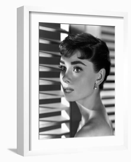 Audrey Hepburn. "Sabrina Fair" 1954, "Sabrina" Directed by Billy Wilder--Framed Photographic Print
