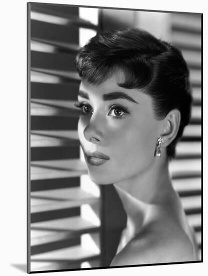 Audrey Hepburn. "Sabrina Fair" 1954, "Sabrina" Directed by Billy Wilder-null-Mounted Photographic Print