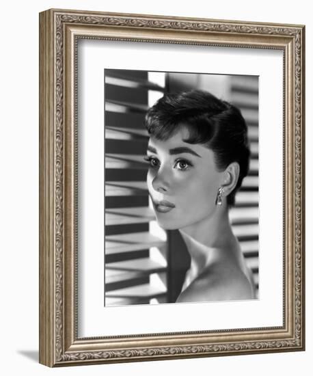 Audrey Hepburn. "Sabrina Fair" 1954, "Sabrina" Directed by Billy Wilder-null-Framed Photographic Print