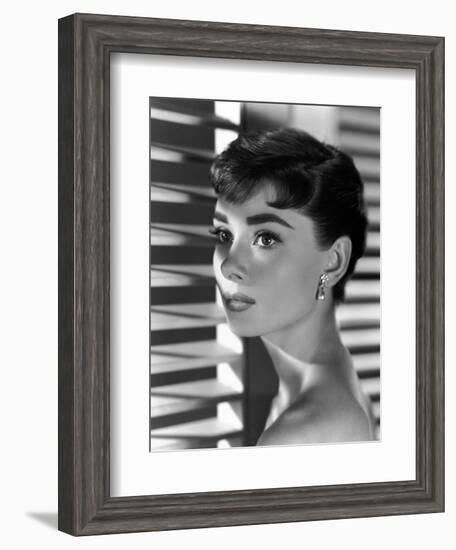 Audrey Hepburn. "Sabrina Fair" 1954, "Sabrina" Directed by Billy Wilder-null-Framed Photographic Print