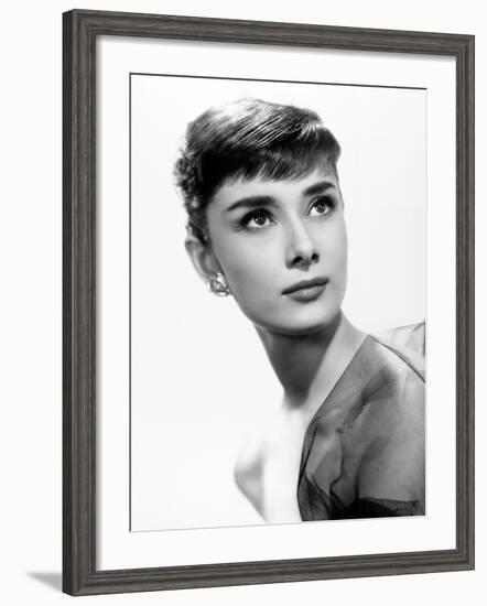 Audrey Hepburn. "Sabrina Fair" 1954, "Sabrina" Directed by Billy Wilder-null-Framed Photographic Print