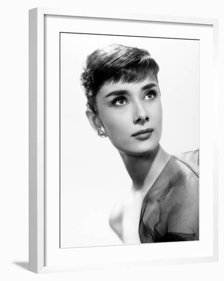 Audrey Hepburn. "Sabrina Fair" 1954, "Sabrina" Directed by Billy Wilder-null-Framed Photographic Print