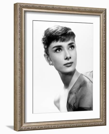 Audrey Hepburn. "Sabrina Fair" 1954, "Sabrina" Directed by Billy Wilder-null-Framed Photographic Print