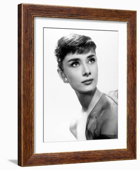 Audrey Hepburn. "Sabrina Fair" 1954, "Sabrina" Directed by Billy Wilder-null-Framed Photographic Print