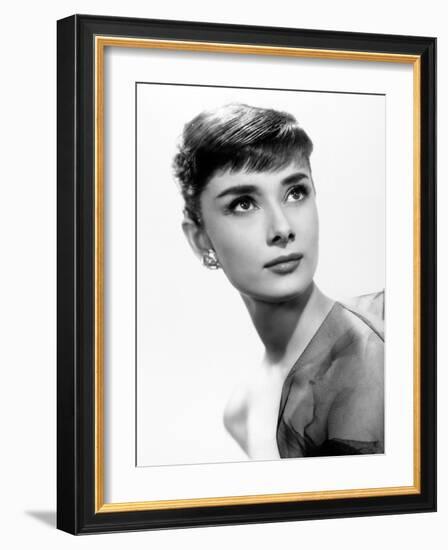 Audrey Hepburn. "Sabrina Fair" 1954, "Sabrina" Directed by Billy Wilder-null-Framed Photographic Print