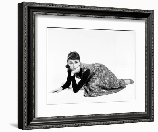 Audrey Hepburn. "Sabrina Fair" 1954, "Sabrina" Directed by Billy Wilder-null-Framed Photographic Print