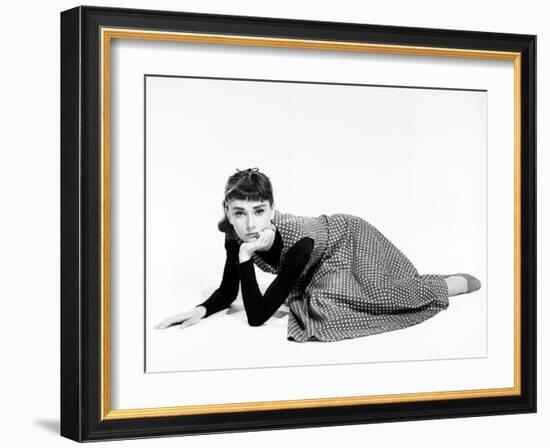 Audrey Hepburn. "Sabrina Fair" 1954, "Sabrina" Directed by Billy Wilder-null-Framed Photographic Print