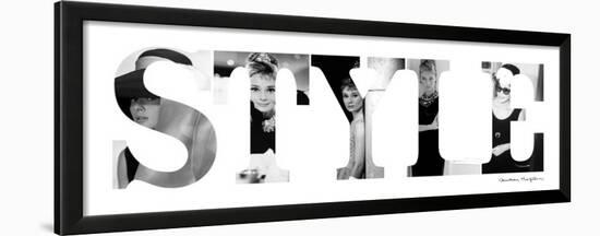 Audrey Hepburn: Style-null-Framed Art Print