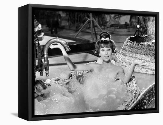 Audrey Hepburn. "Together In Paris" 1964, "Paris-when It Sizzles" Directed by Richard Quine-null-Framed Premier Image Canvas