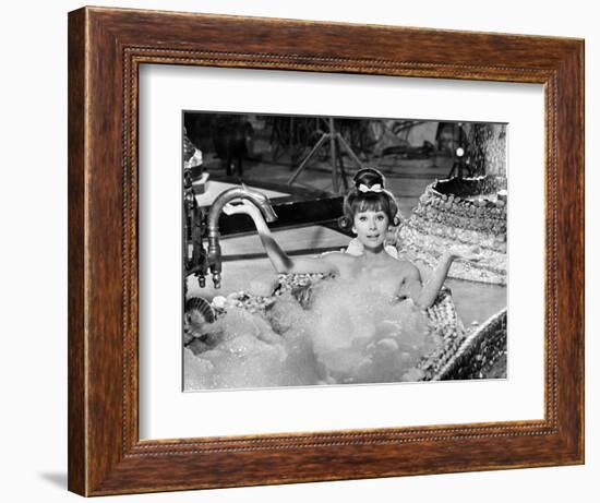 Audrey Hepburn. "Together In Paris" 1964, "Paris-when It Sizzles" Directed by Richard Quine-null-Framed Photographic Print