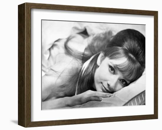 Audrey Hepburn. "Together In Paris" 1964, "Paris-when It Sizzles" Directed by Richard Quine-null-Framed Photographic Print