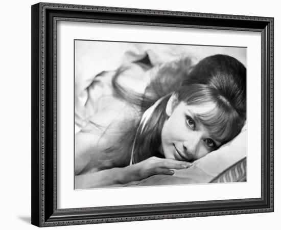 Audrey Hepburn. "Together In Paris" 1964, "Paris-when It Sizzles" Directed by Richard Quine-null-Framed Photographic Print