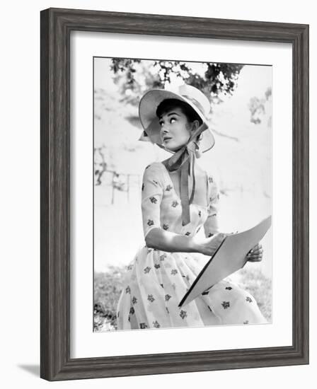 Audrey Hepburn. "War And Peace" 1955, Directed by King Vidor-null-Framed Photographic Print