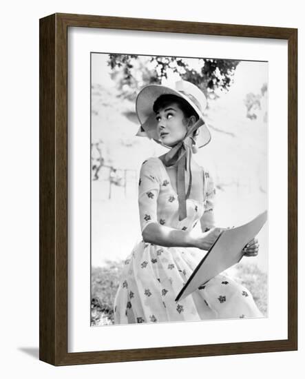 Audrey Hepburn. "War And Peace" 1955, Directed by King Vidor-null-Framed Photographic Print