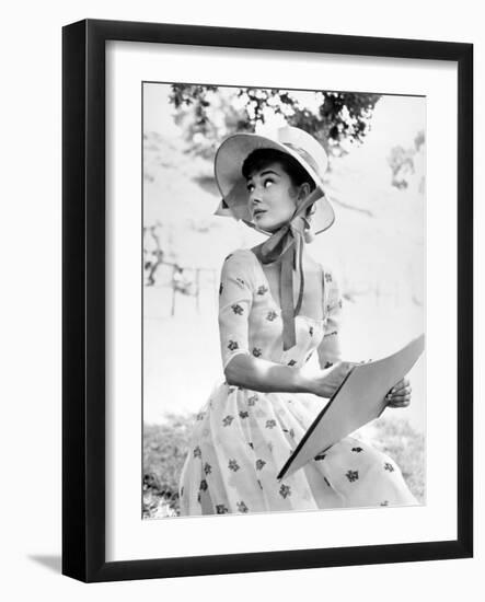 Audrey Hepburn. "War And Peace" 1955, Directed by King Vidor-null-Framed Photographic Print