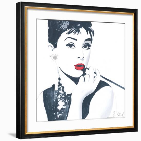 Audrey Hepburn-Bob Celic-Framed Art Print