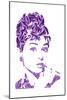 Audrey Hepburn-Cristian Mielu-Mounted Art Print