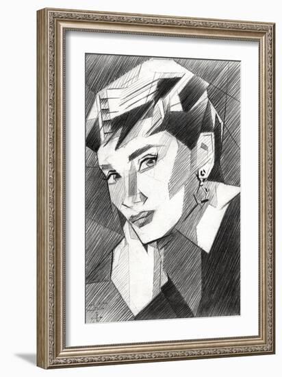 Audrey Hepburn-Corne Akkers-Framed Giclee Print