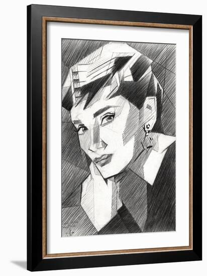 Audrey Hepburn-Corne Akkers-Framed Giclee Print