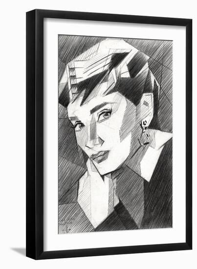 Audrey Hepburn-Corne Akkers-Framed Giclee Print