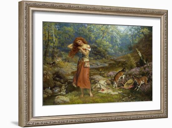 Audrey's Toilet, 1897-Arthur Hughes-Framed Giclee Print