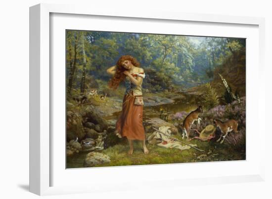 Audrey's Toilet, 1897-Arthur Hughes-Framed Giclee Print