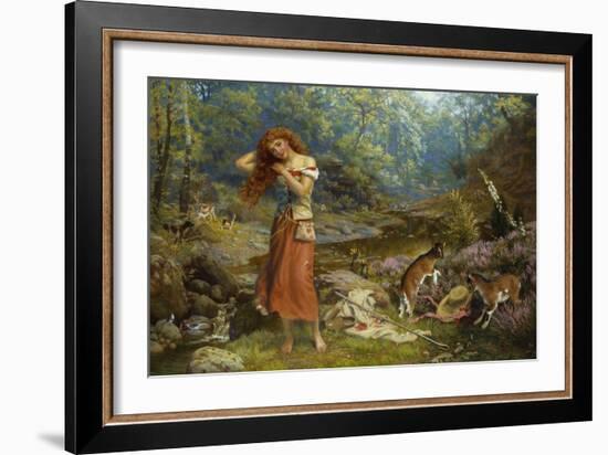 Audrey's Toilet-Arthur Hughes-Framed Giclee Print