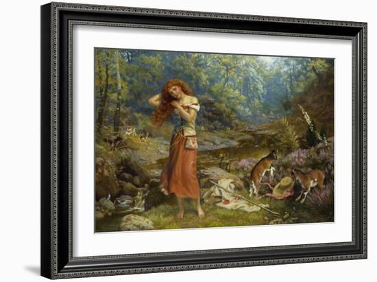 Audrey's Toilet-Arthur Hughes-Framed Giclee Print