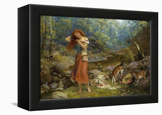 Audrey's Toilet-Arthur Hughes-Framed Premier Image Canvas