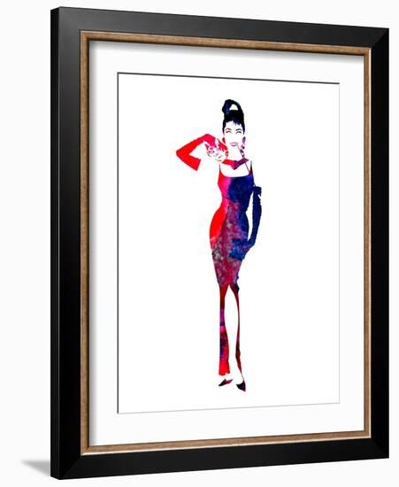 Audrey Watercolor II-Lana Feldman-Framed Art Print