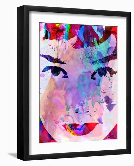 Audrey Watercolor-Anna Malkin-Framed Art Print