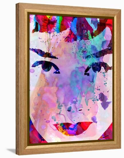 Audrey Watercolor-Anna Malkin-Framed Stretched Canvas