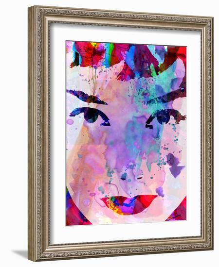 Audrey Watercolor-Anna Malkin-Framed Art Print