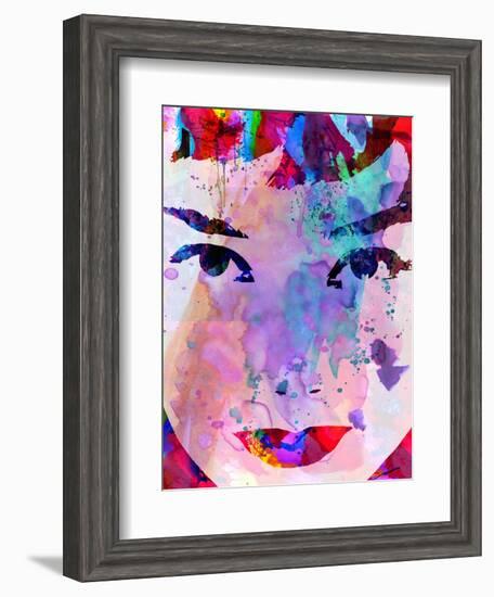 Audrey Watercolor-Anna Malkin-Framed Art Print