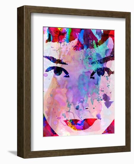 Audrey Watercolor-Anna Malkin-Framed Art Print