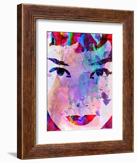 Audrey Watercolor-Anna Malkin-Framed Art Print