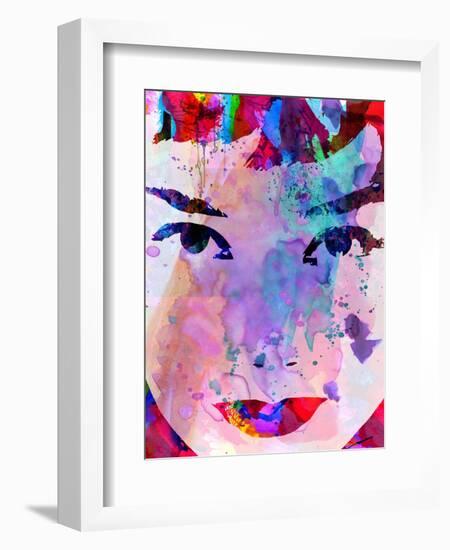 Audrey Watercolor-Anna Malkin-Framed Art Print