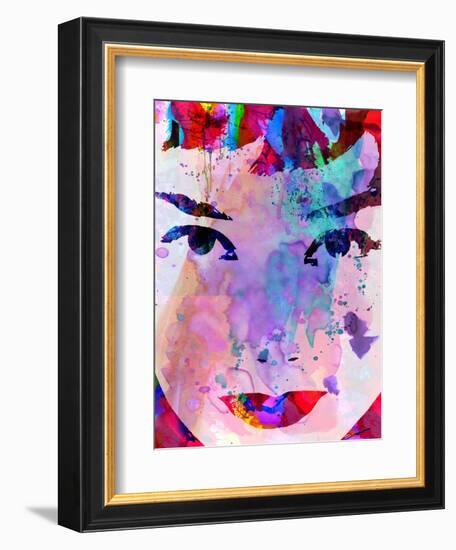 Audrey Watercolor-Anna Malkin-Framed Art Print