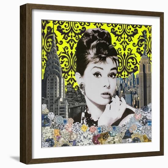 Audrey yellow-Anne Storno-Framed Giclee Print