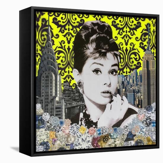 Audrey yellow-Anne Storno-Framed Premier Image Canvas