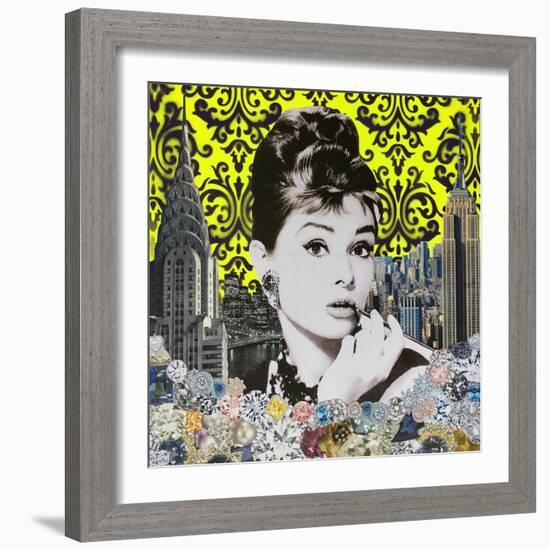 Audrey yellow-Anne Storno-Framed Giclee Print