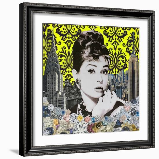 Audrey yellow-Anne Storno-Framed Giclee Print