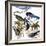 Audubon: Jay And Magpie-John James Audubon-Framed Premium Giclee Print