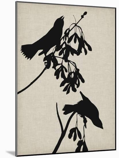 Audubon Silhouette VI-Vision Studio-Mounted Art Print