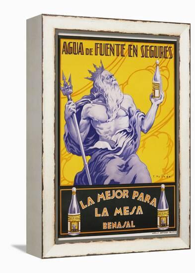 Auga De Fuente En Segures Bottled Water Poster-F. Mellado-Framed Premier Image Canvas