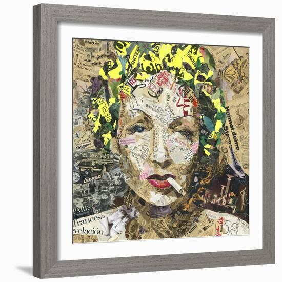 Augenblick Mal!-Ines Kouidis-Framed Premium Giclee Print