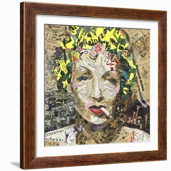 Augenblick Mal!-Ines Kouidis-Framed Premium Giclee Print