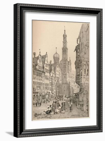 'Augsburg', c1820 (1915)-Samuel Prout-Framed Giclee Print